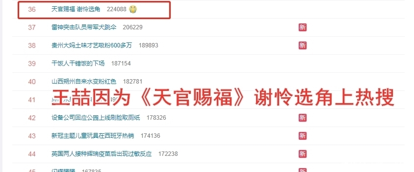 谢怜|《天官赐福》再上热搜，谢怜选角引发争议，鹿晗人气不敌王喆