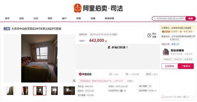 房产|辽宁省大连市一45平房产拍卖,以44万元成交,这房值么