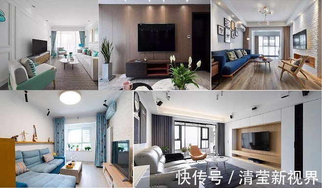 电视墙|还用大理石装饰电视墙试试这样设计，美观耐看，轻松省一半预算