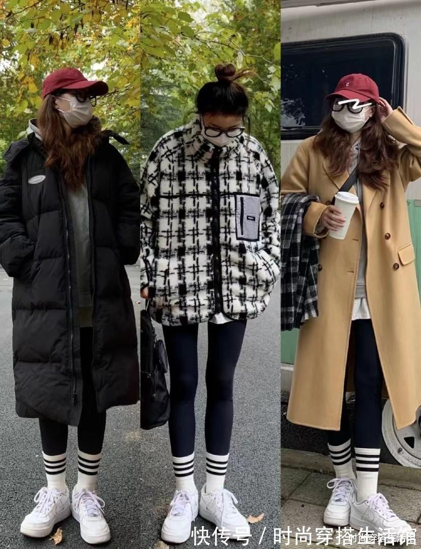 塑形|冬天裤子不用买太多,今年流行的是“鲨鱼裤”,搭大衣棉服都好看