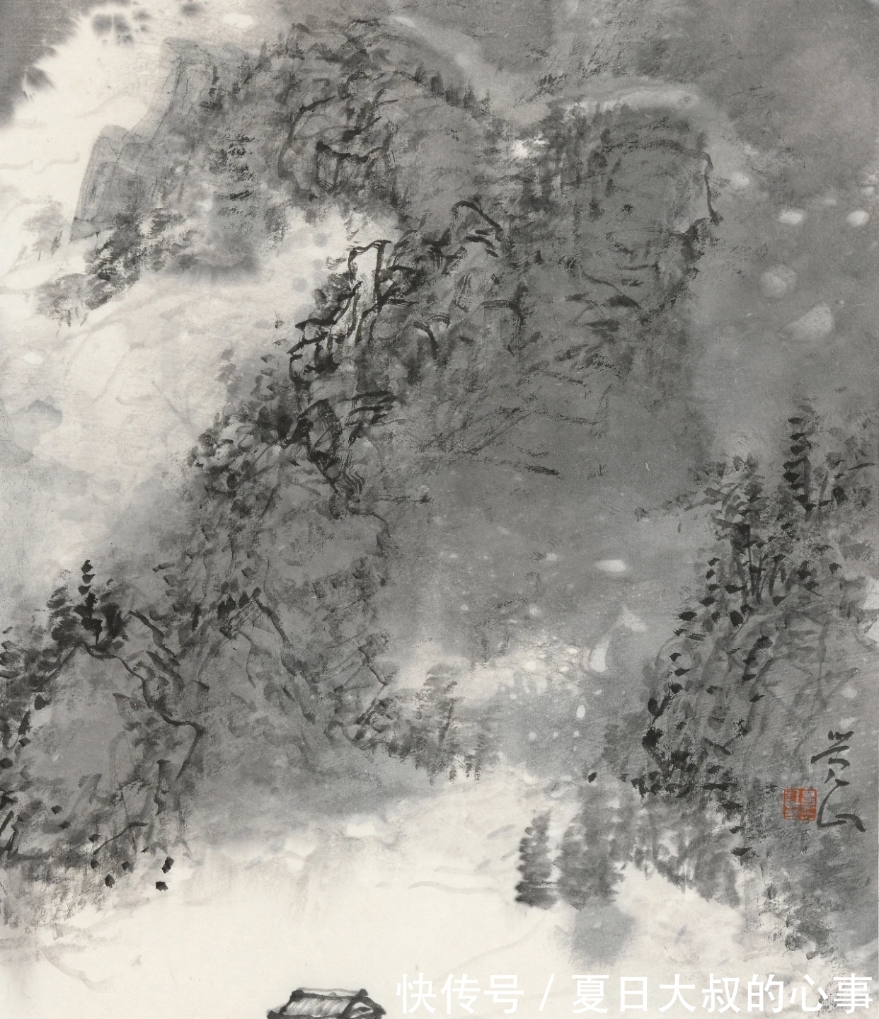 水墨山水画&似古不泥古|曾三凯水墨山水画