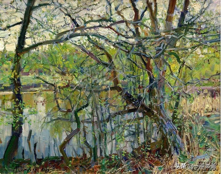 美术学院#阿巴库莫夫:被誉为俄罗斯的金笔,其画笔下都是净化的世界