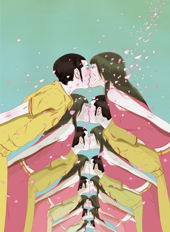 纽约视觉艺术学院#著名插画师马科斯的作品,好迷人!