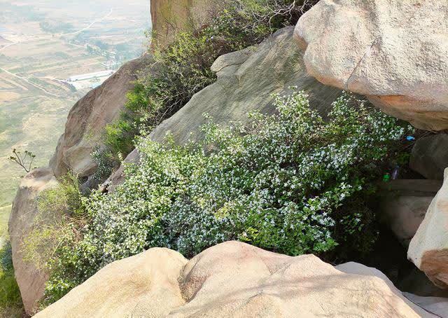 巨石|石家庄平山有座千年历史佛教名山，绝壁架桥，巨石临空，古迹众多