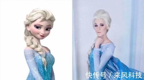 艾莎|现实版冰雪女王,艾莎美貌遗传自妈妈,包子脸安娜笑起来也很甜!