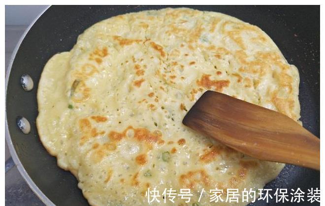 植物油|葱花发面饼的简单做法,外酥里软,全家都爱吃
