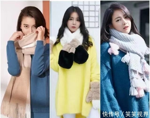 气质|冬季围巾搭配示范,保暖好看显气质,实用性极强