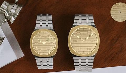 腕表|古驰发布全新GUCCI 25H系列腕表广告形象大片