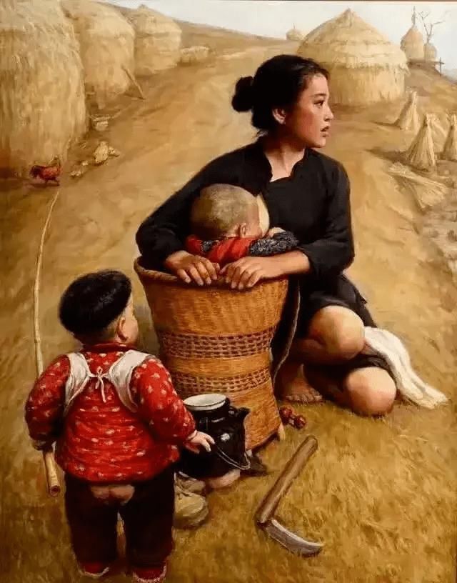 一代人|绝对硬实力,火遍全球的油画作品,承载了一代人的深刻记忆,张张感人至深~