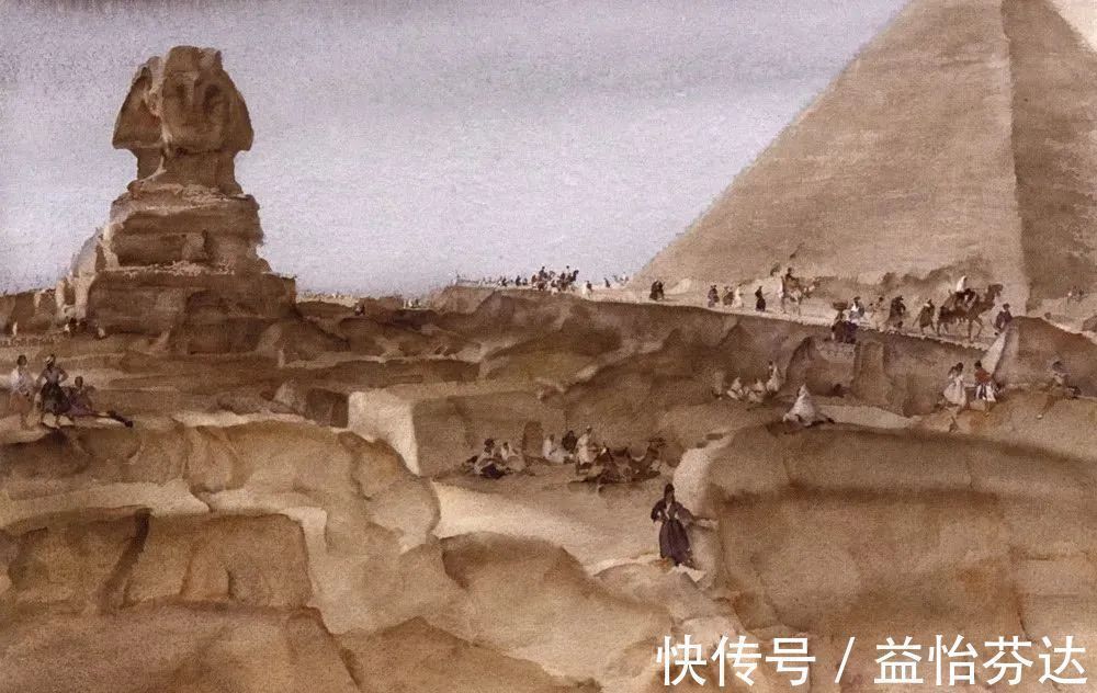 水彩!他是最会画人体画作的 世界顶尖级水彩大师