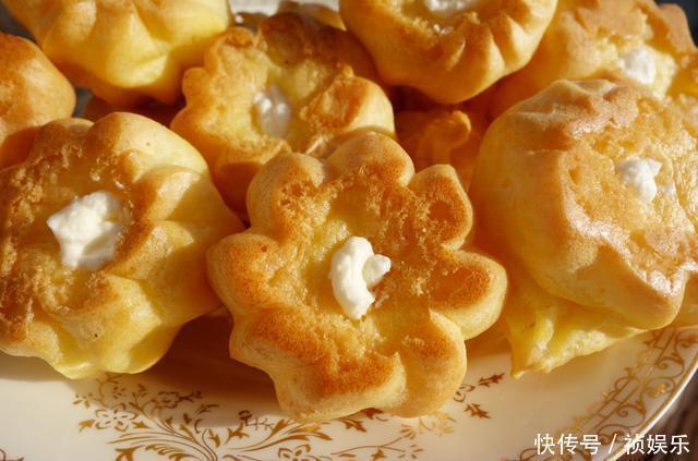 奶油|吃泡芙不用买,在家制作简单又快捷,一口一个停不下来