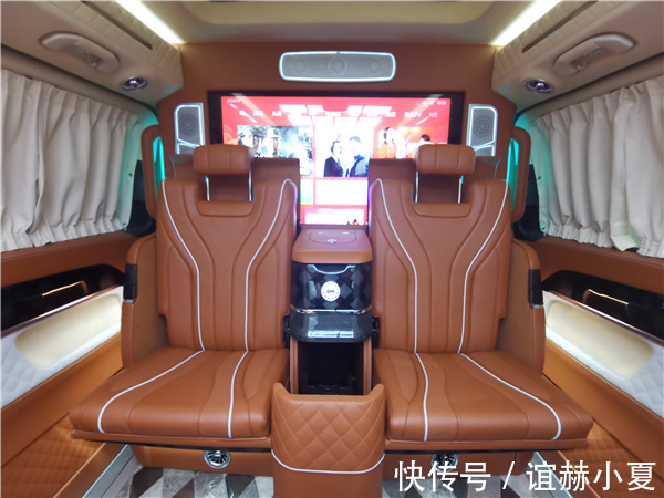 商务车|奔驰V260L高顶全隔断4+2,爱马仕联名独家私人定制