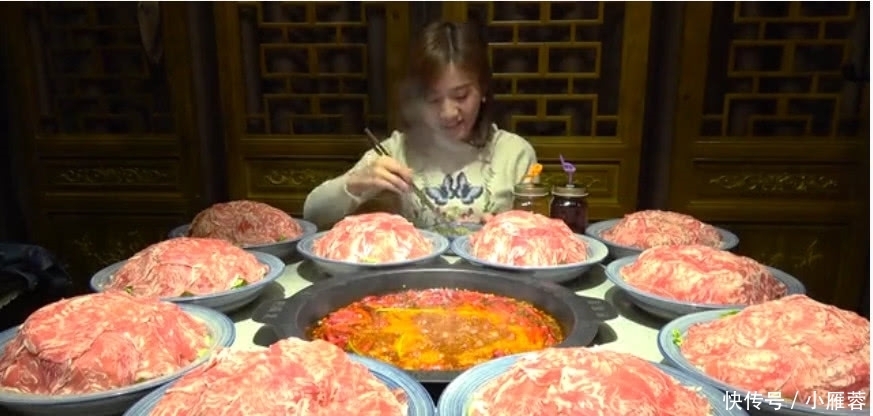 告诫|大胃王密子君点十份雪花肥牛,被告诫不可退,结果一份有半棵白菜