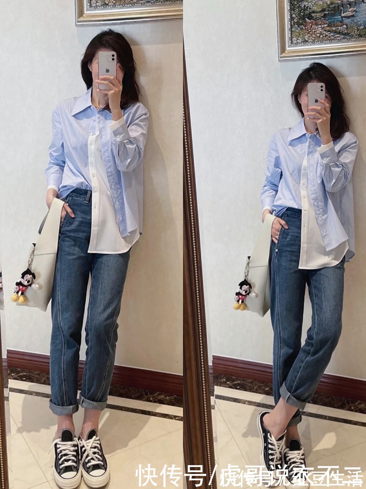 女人|懂穿衣的女人，穿牛仔裤不会总配针织衫，它的N种搭配学起来吧