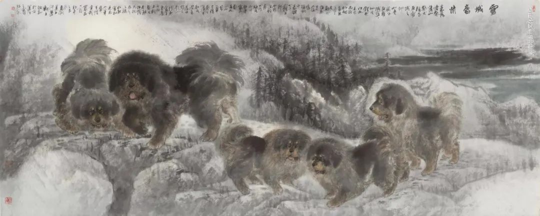 弃武从文!笔歌墨舞·喜庆元宵——壬寅2022年宋柏松国画作品鉴赏