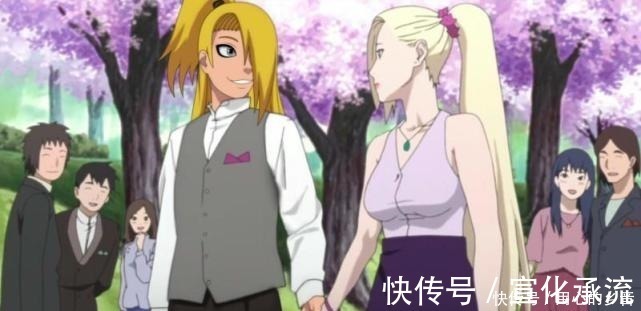 井野|火影番外井野与迪达拉成功牵手,小迪达拉传承了父母特点!