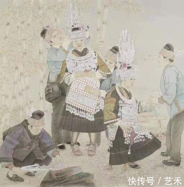 叶浅予#胡瀚文︱冰雪之约 ——庆祝北京冬奥会中国画三十家学术邀请展