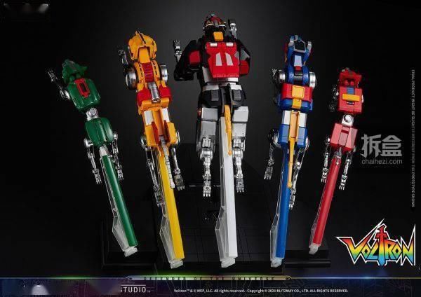 机器人|Blitzway 新品： 百兽王Voltron(战神金刚) -CARBOTIX系列可动手办（38CM高）