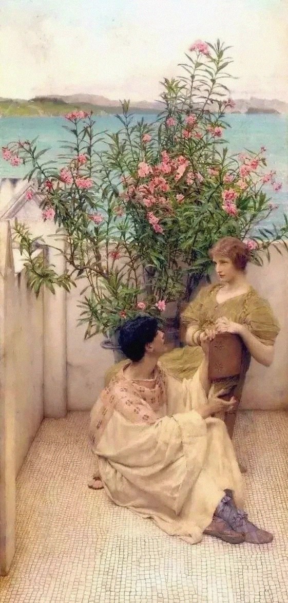  晚期|十九世纪晚期英国著名画家Alma Tadema