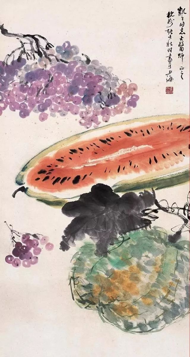 华新罗&张大壮：人淡如菊，以“没骨法”画虾，自创一格