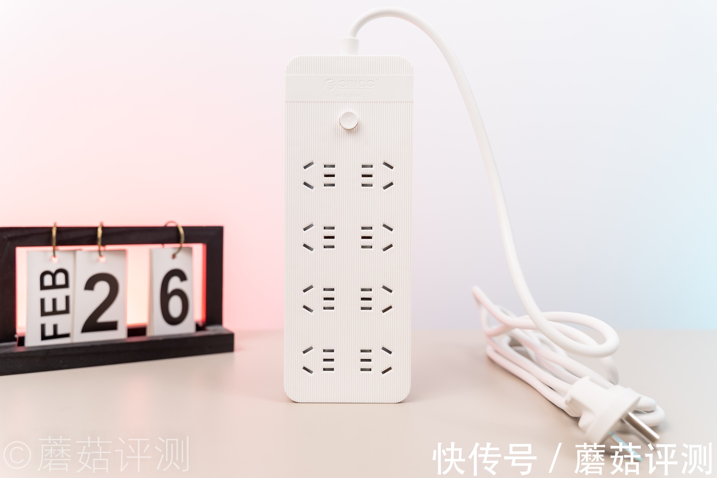 插排|高性价比多孔插排、奥睿科新国标NKS系列8孔插线板2.8米 拆解评测