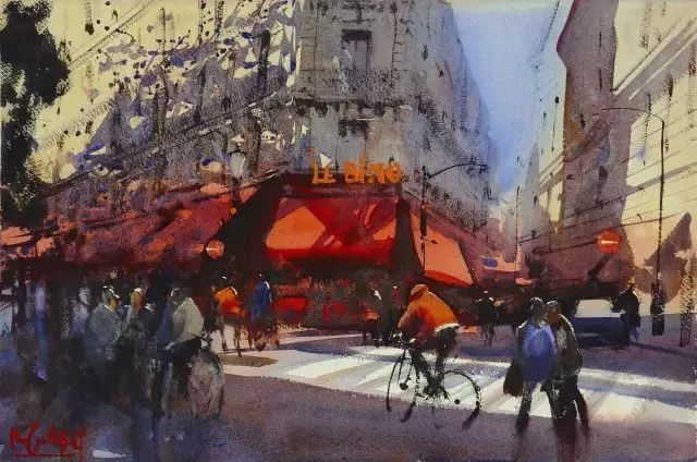 艺术家!世界上最有激情的水彩艺术家,这才是真正的水彩大师!