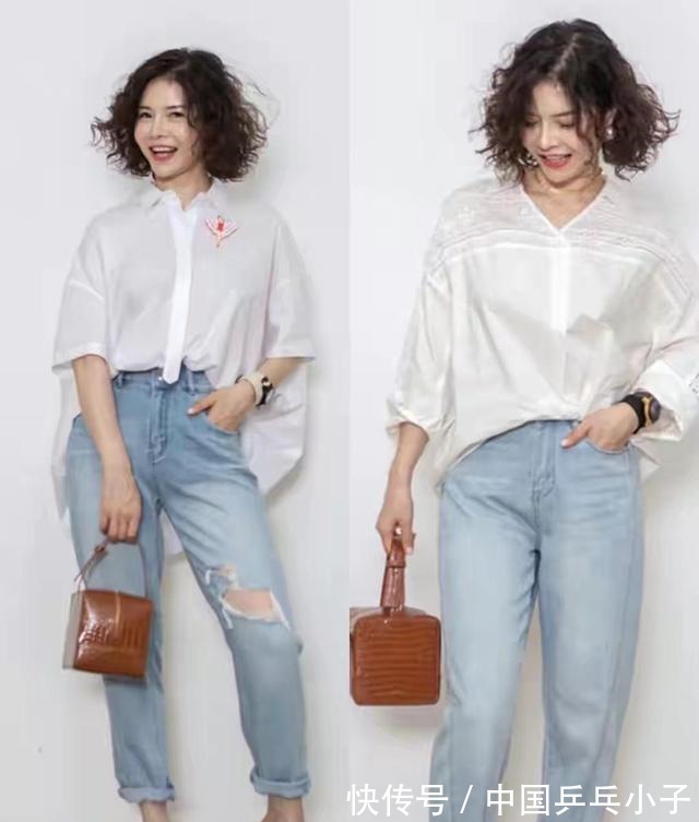 衬衫搭配 优雅与年龄无关,学这位博主的衬衫搭配技巧,50岁依旧是个姐姐