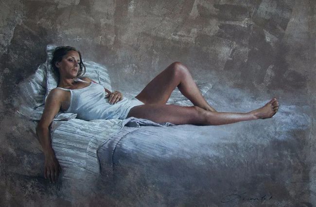 美术学院|她是大师,她的色粉画作美得令人浮想联翩!