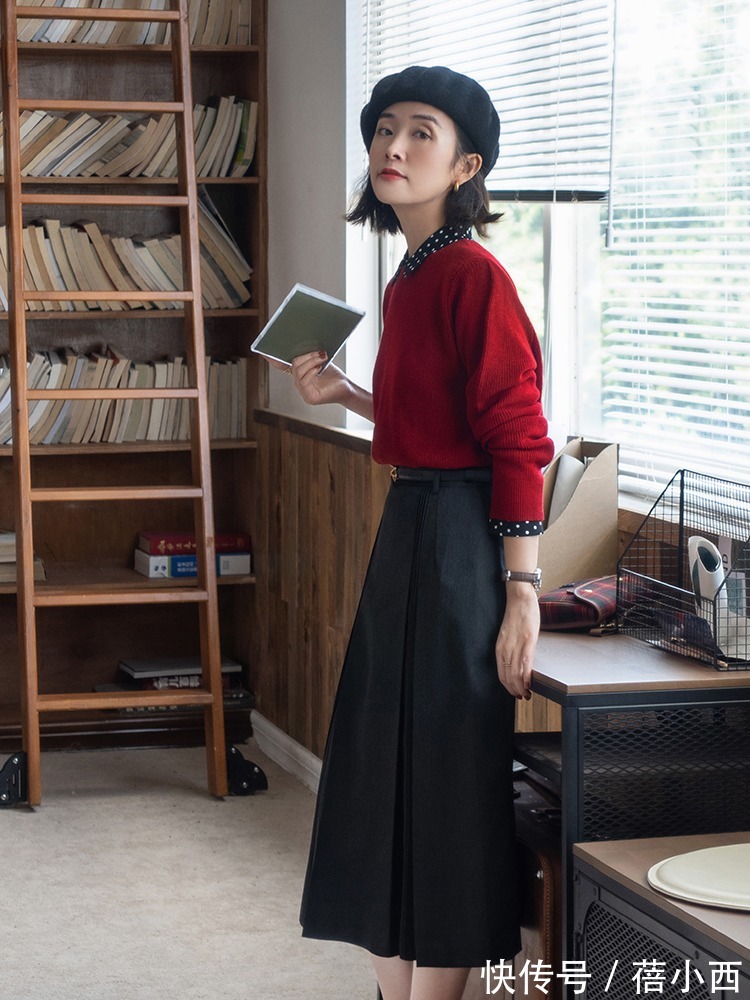 针织衫 “优雅感”针织衫搭配长啥样?价格不一定贵,选款和搭配才是关键