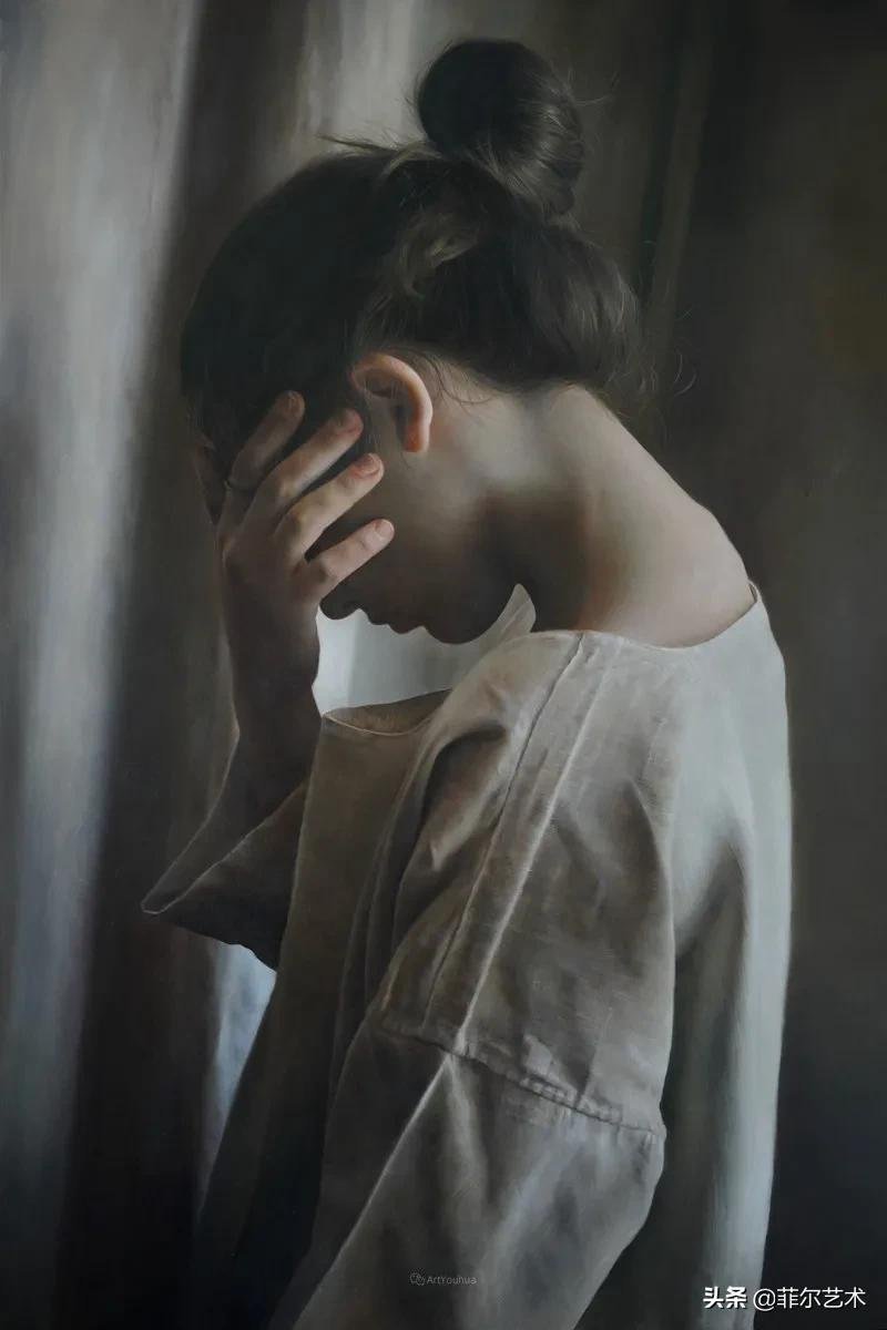 安妮·罗达!法国画家安妮·罗达超高清、超写实人物油画作品欣赏