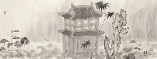 园林山水画@「津门网」清灵高雅|陈磊的园林山水画