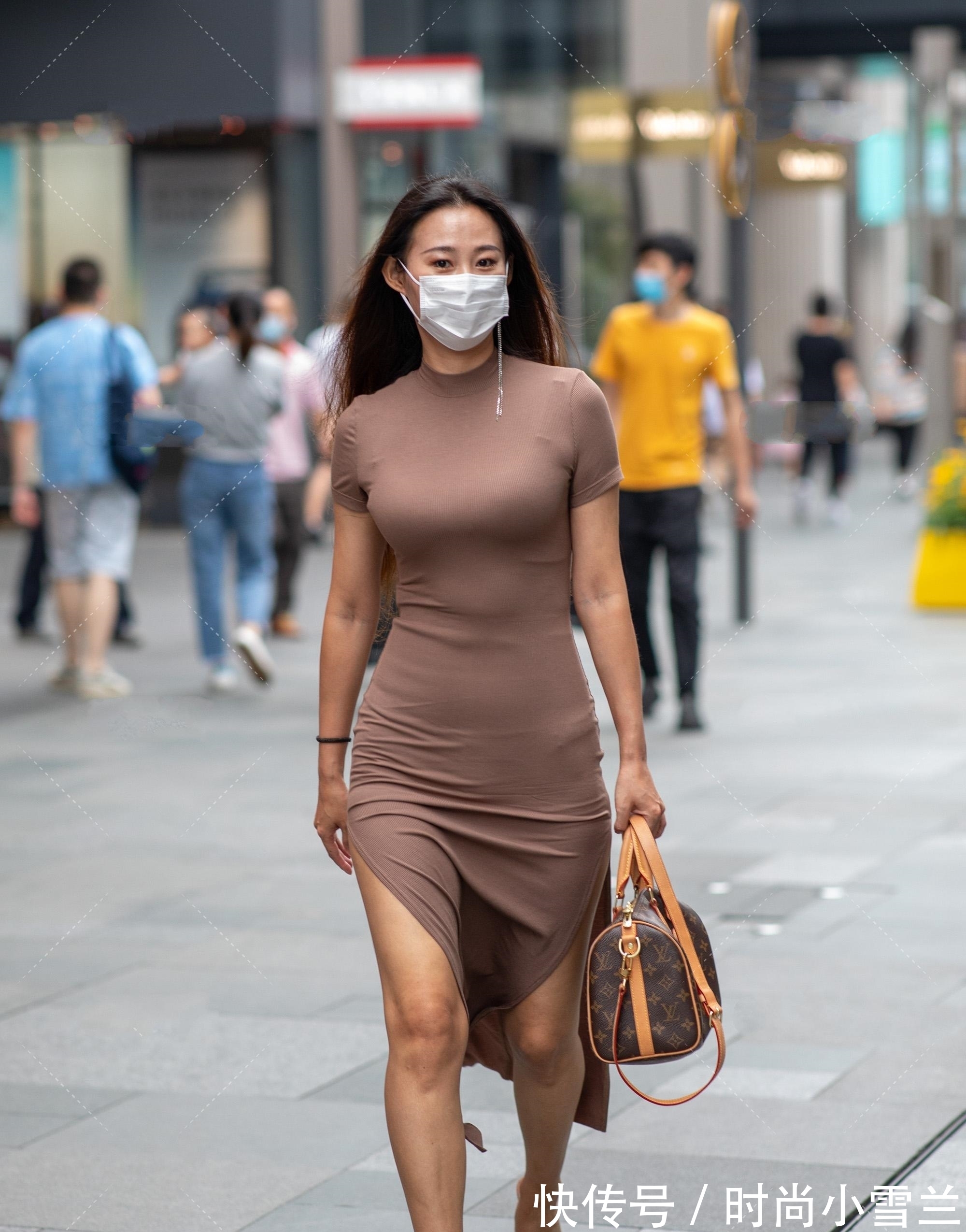 紧身长裙 双开叉高弹性紧身长裙,优雅大气女人味十足的成熟裙装