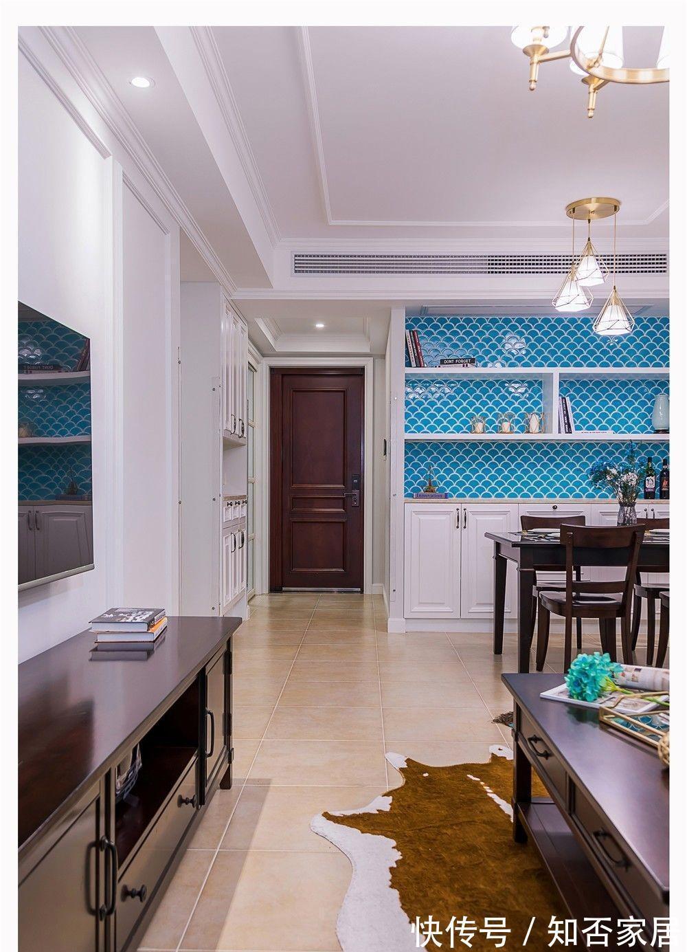 空间|蓝白塑造的清爽空间，用大海般无私的爱，去关爱自己的家人