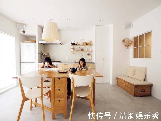 小家|一家四口挤43㎡小家,不买沙发不买床,空间宽敞,越住越舒服