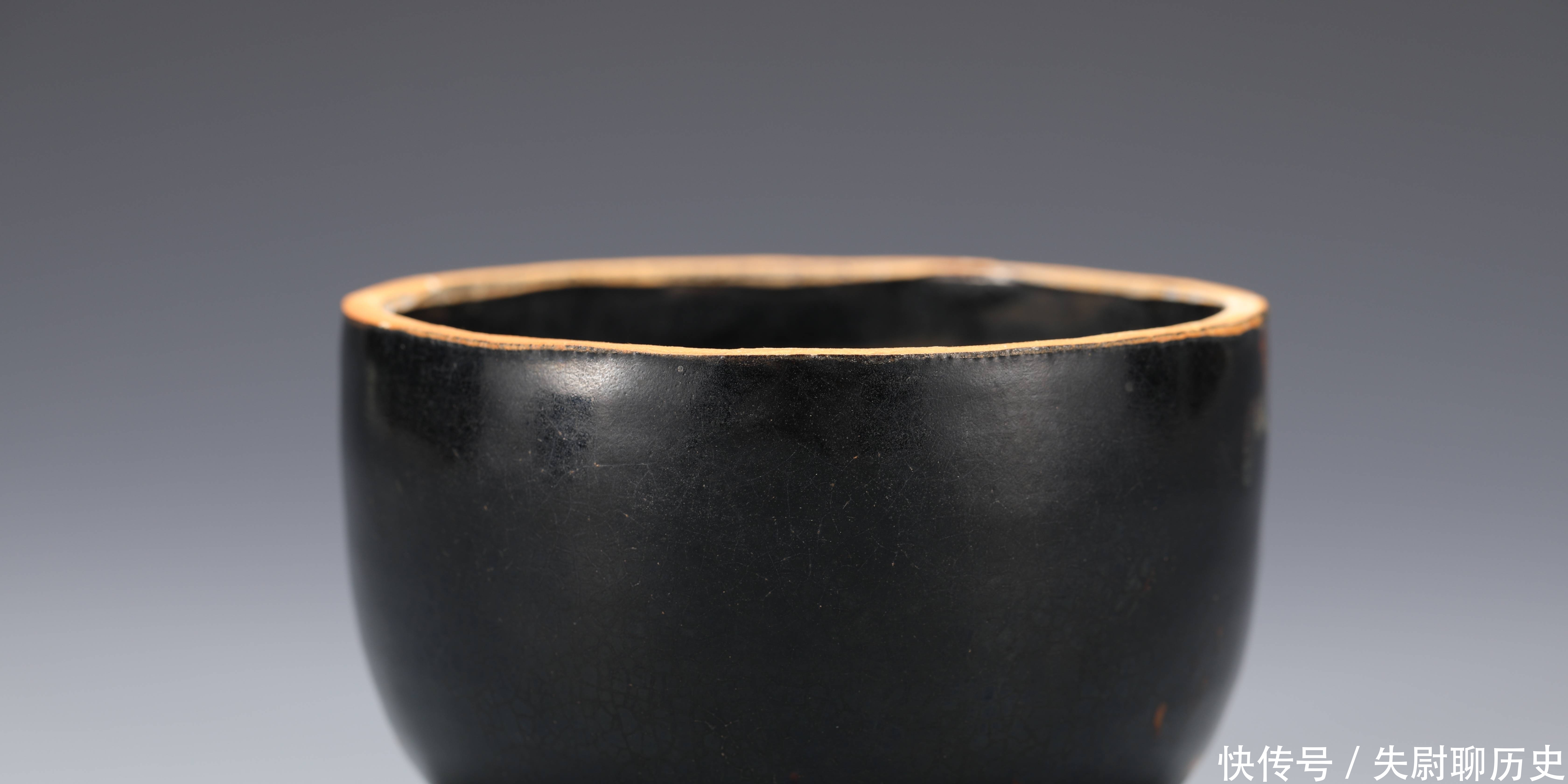 南宋 吉州窑窑变釉钵