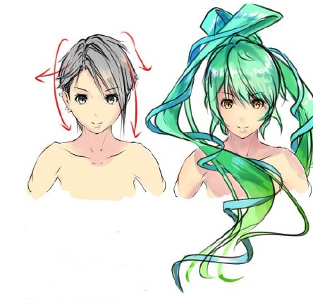 头发怎么画出层次感?教你头发走向和层次的绘画技巧!