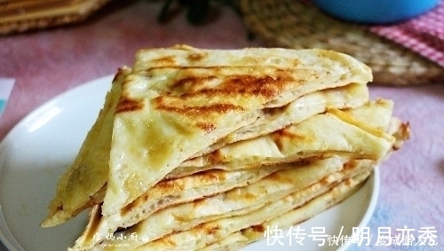 烙饼|早餐饼，热吃暄软，凉了香甜，软乎乎，手不沾面，4分钟烙8个