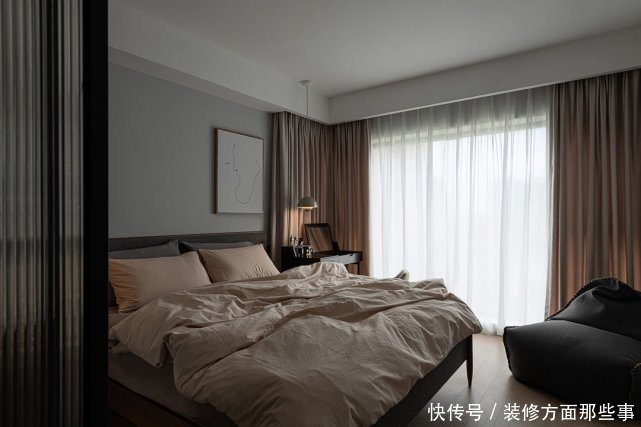 米色系|105平现代三居室,色调明亮但不耀眼,整体简洁但又特别