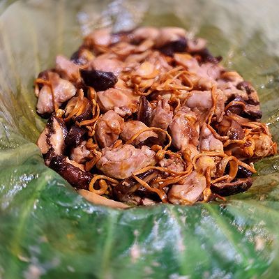 香菇|白露荷叶菌菇鸡