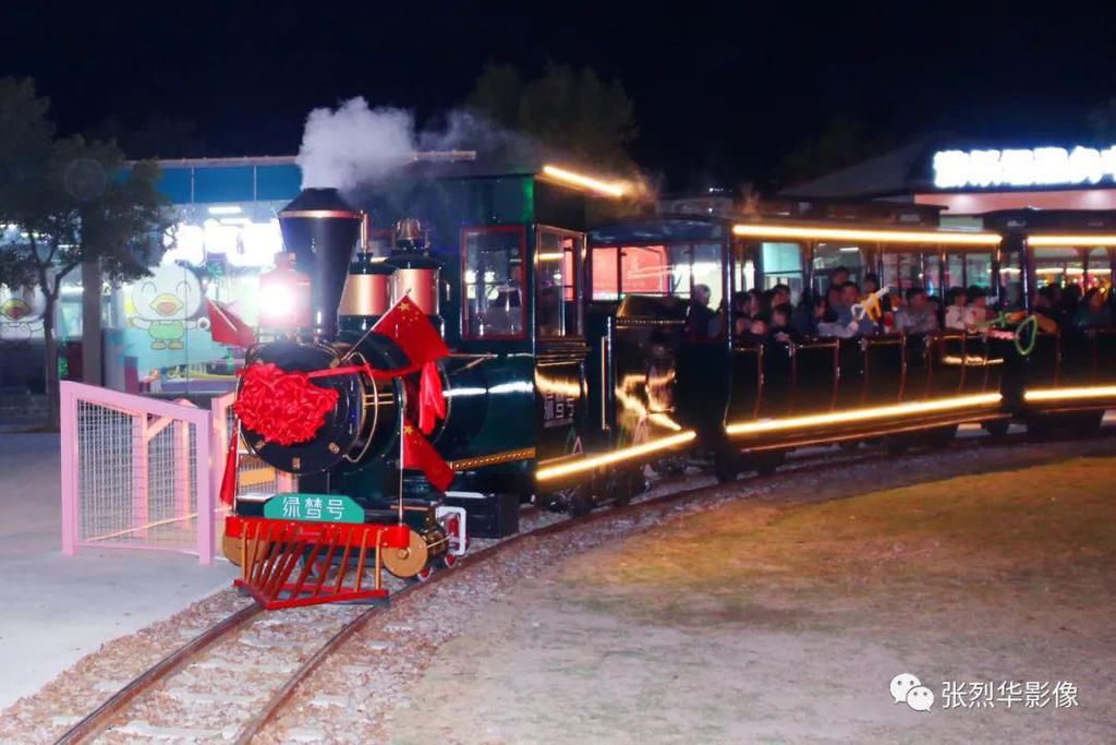 老年|投资500万的观光绿皮火车来了沿途观赏湖光水色