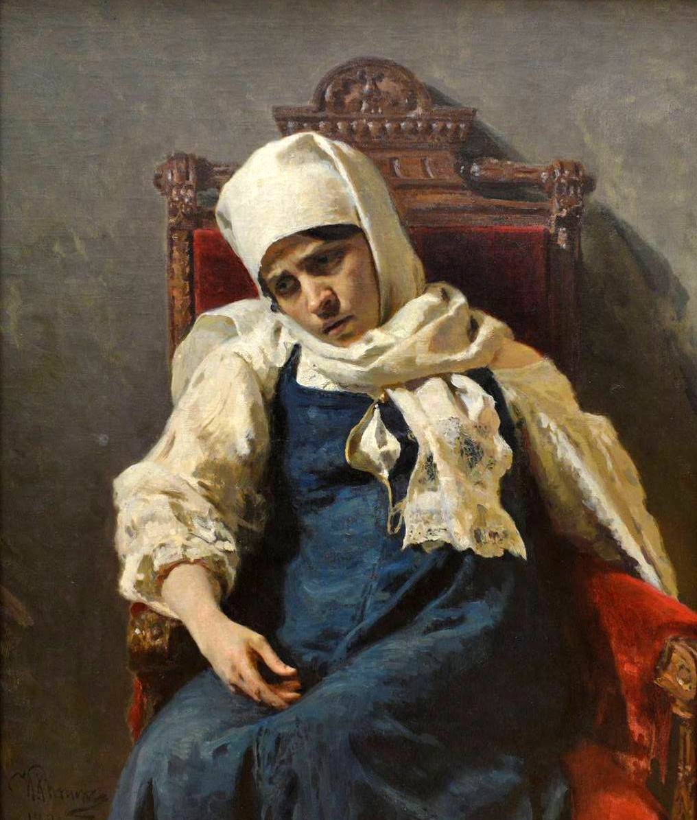 特列恰柯夫&俄罗斯特列恰柯夫美术馆藏品人物油画作品欣赏