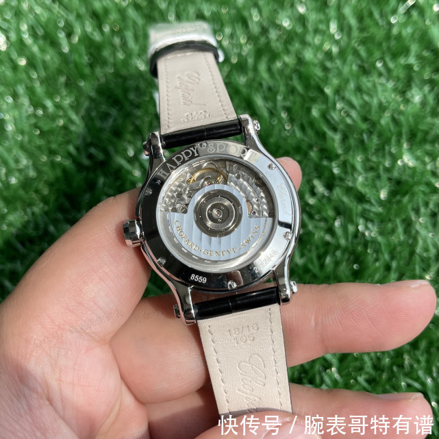 YF萧邦快乐钻七钻经典机械女表,既是腕表也是珠宝!