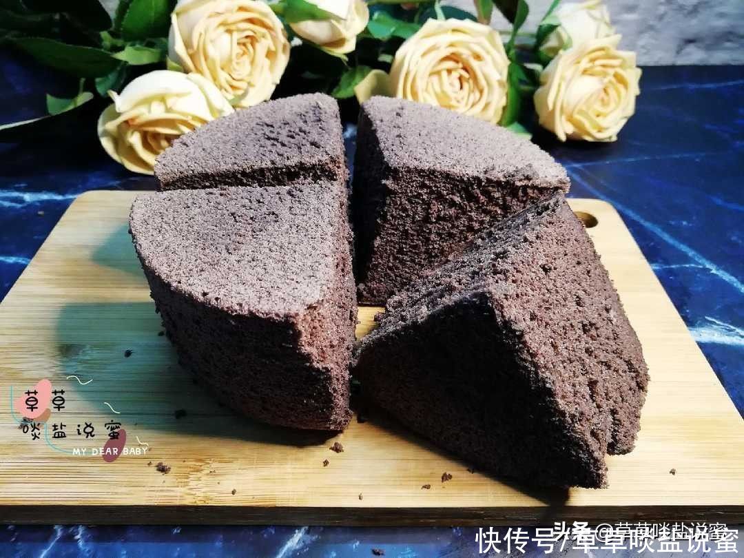 黑米|黑米糕真心不难做，只要有黑米和鸡蛋牛奶就能成