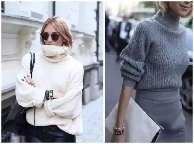 教给|脖子短不能穿高领7种不同搭法教给你,内搭有它就够了