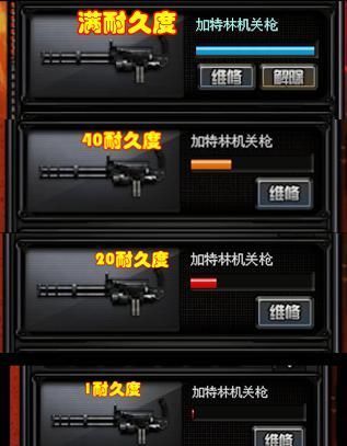 销毁|CF武器耐久度变成0后会怎样并不会自动销毁,结果听后很意外