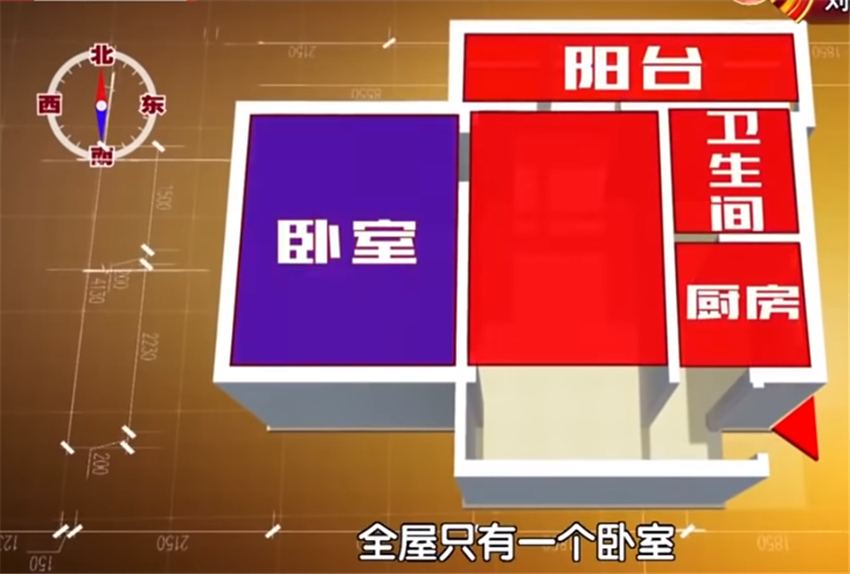 居室|广州一家5口挤51㎡老房，衣柜隔房间爷孙天天睡阳台这能行吗