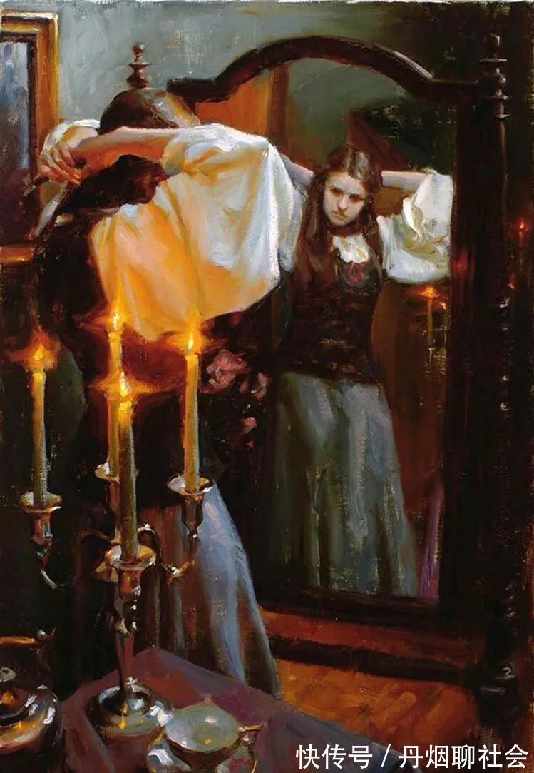 迈克尔·马尔姆!寻找生命中的光,70后印象现实主义画家迈克尔·马尔姆的油画