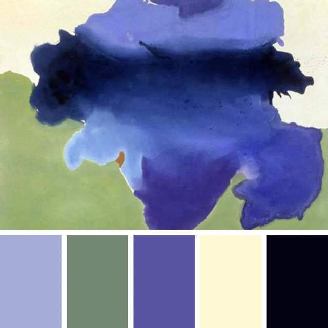 奥基夫|使用自然灵感调色板的 4 位大师级艺术家:莫奈、梵高、弗兰肯塔勒、奥基夫!