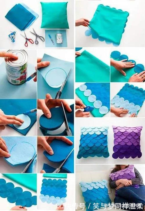 改造|抱枕不用买，旧衣服改造做一堆！DIY布艺手工旧物改造附教程