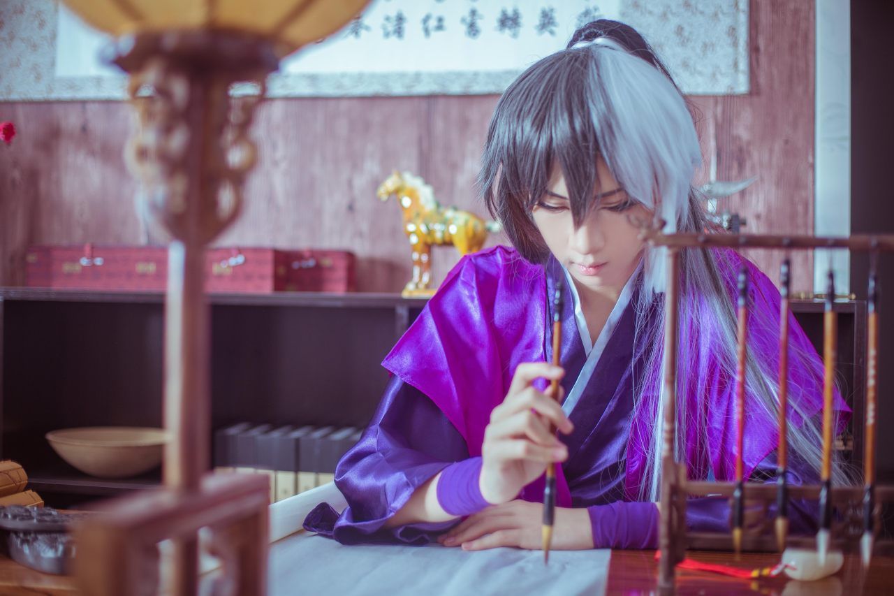 洛天依cosplay 三千世界鸦杀尽